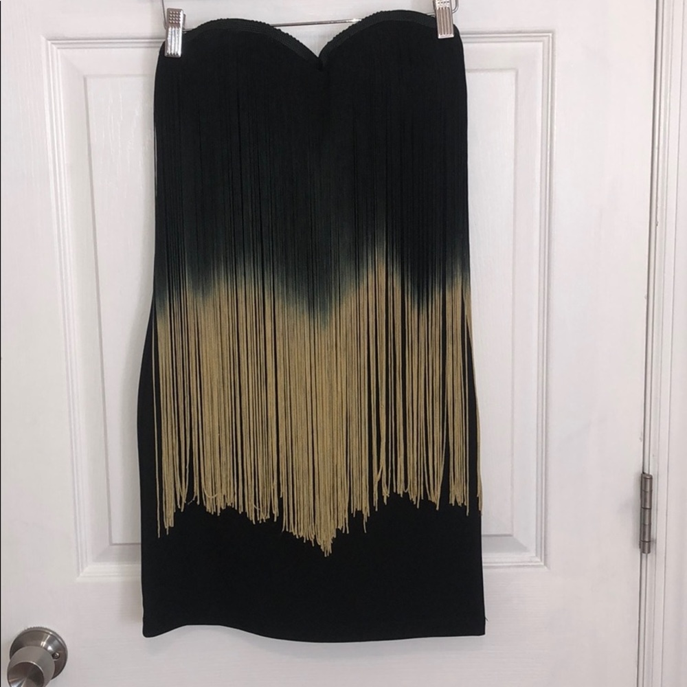 Fringe mini dress 6/8 NWOT